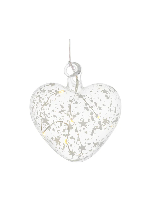 Sirius  Romantic LED hjerte, Romantic/Clear - Ø: 8 cm.