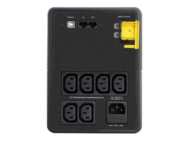 APC Back-UPS BX Series BX1200MI-GR - UPS - AC 230 V - 650 Watt - 1200 VA - 9 At - output-stikforbindelser: 4