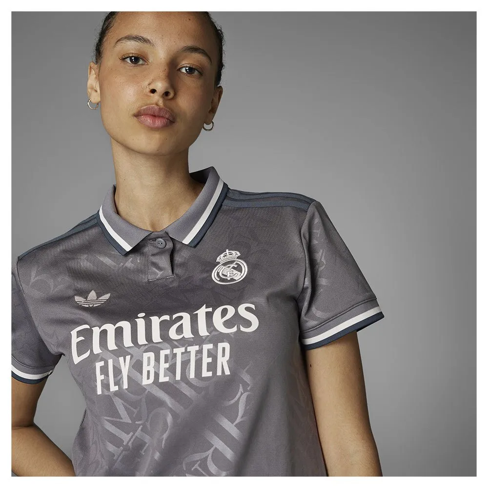 Camiseta feminina de manga curta adidas Real Madrid 24/25 Terceiro uniforme