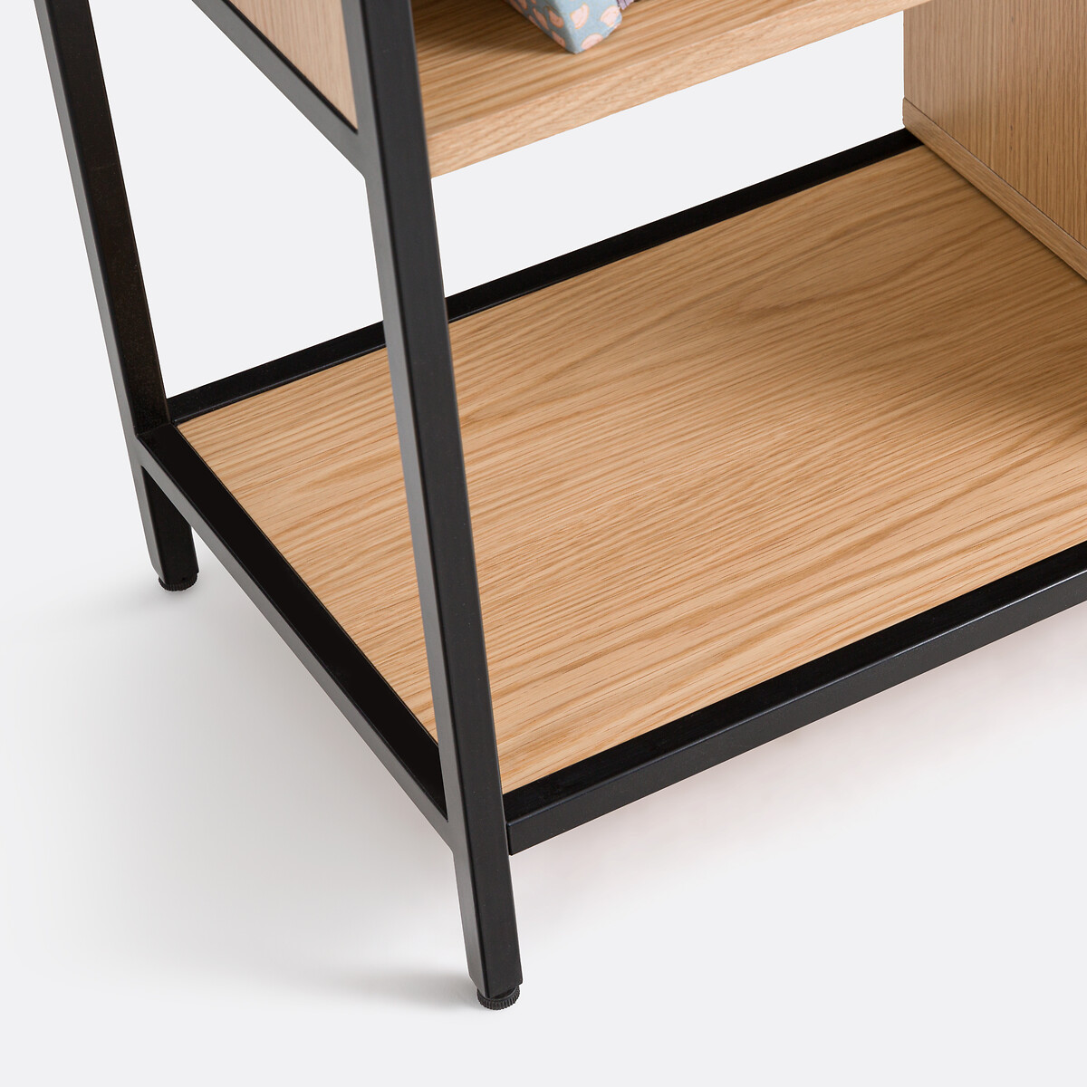 LA REDOUTE INTERIEURS<br>Mesa consolas modular e extensível em folheado de carvalho Volga