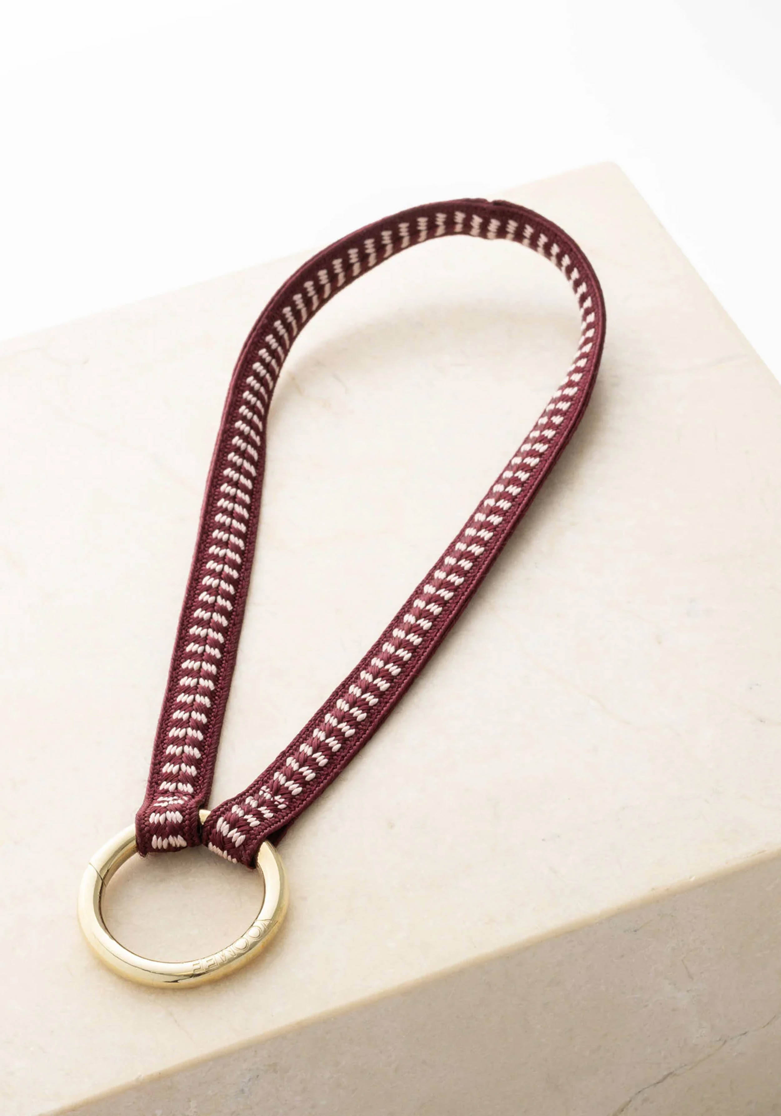 YOOMEE Mini-Schlüsselband Keychain Zahra Cherry Blossom Gold