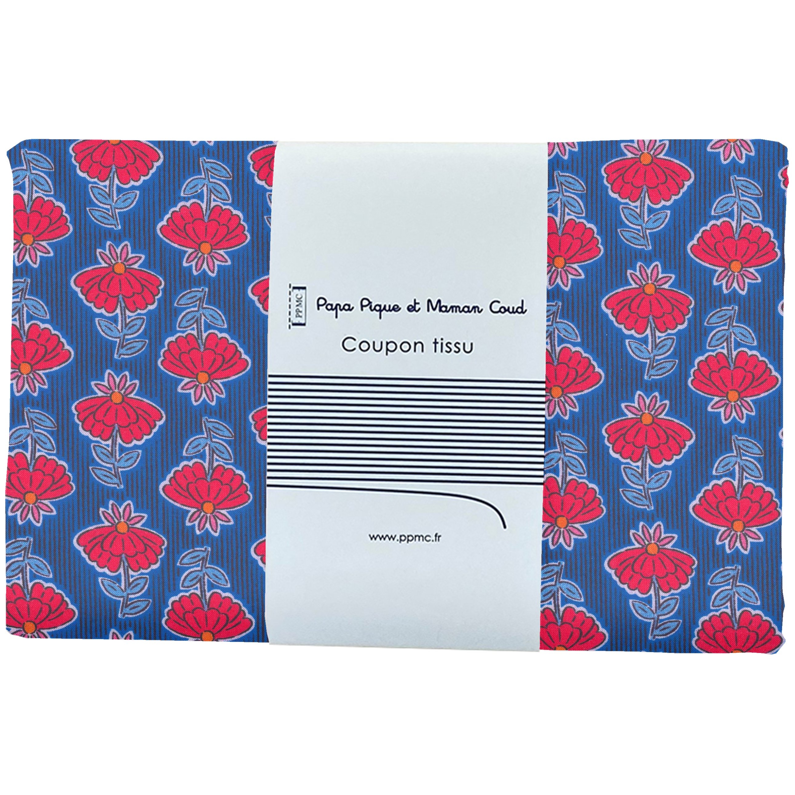 Coupon Tissu 1 M Ex2544 Shanti Bleu
