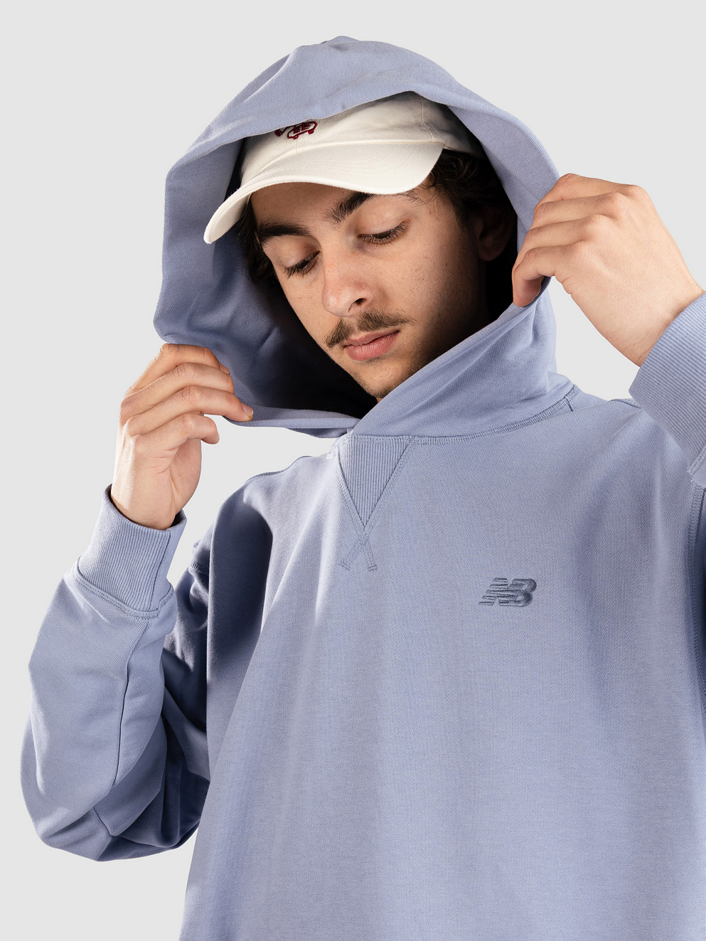 New Balance Athletics French Terry Hoodie dusk shower
