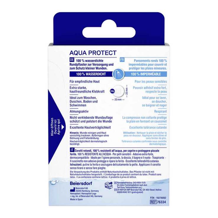 Hansaplast Aqua Protect Rundpflaster, 24 St