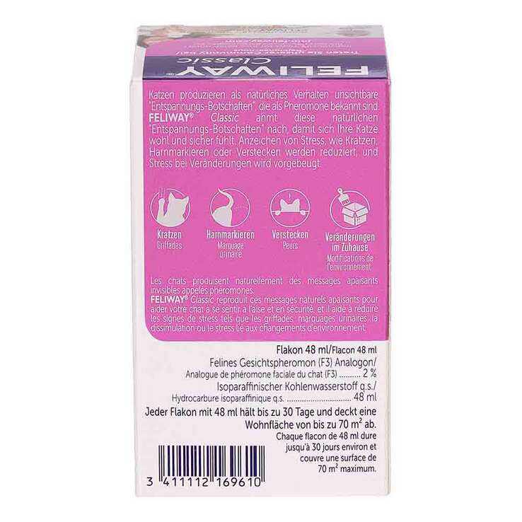 Feliway Classic Nachfüllflakon für Katzen, 48 ml
