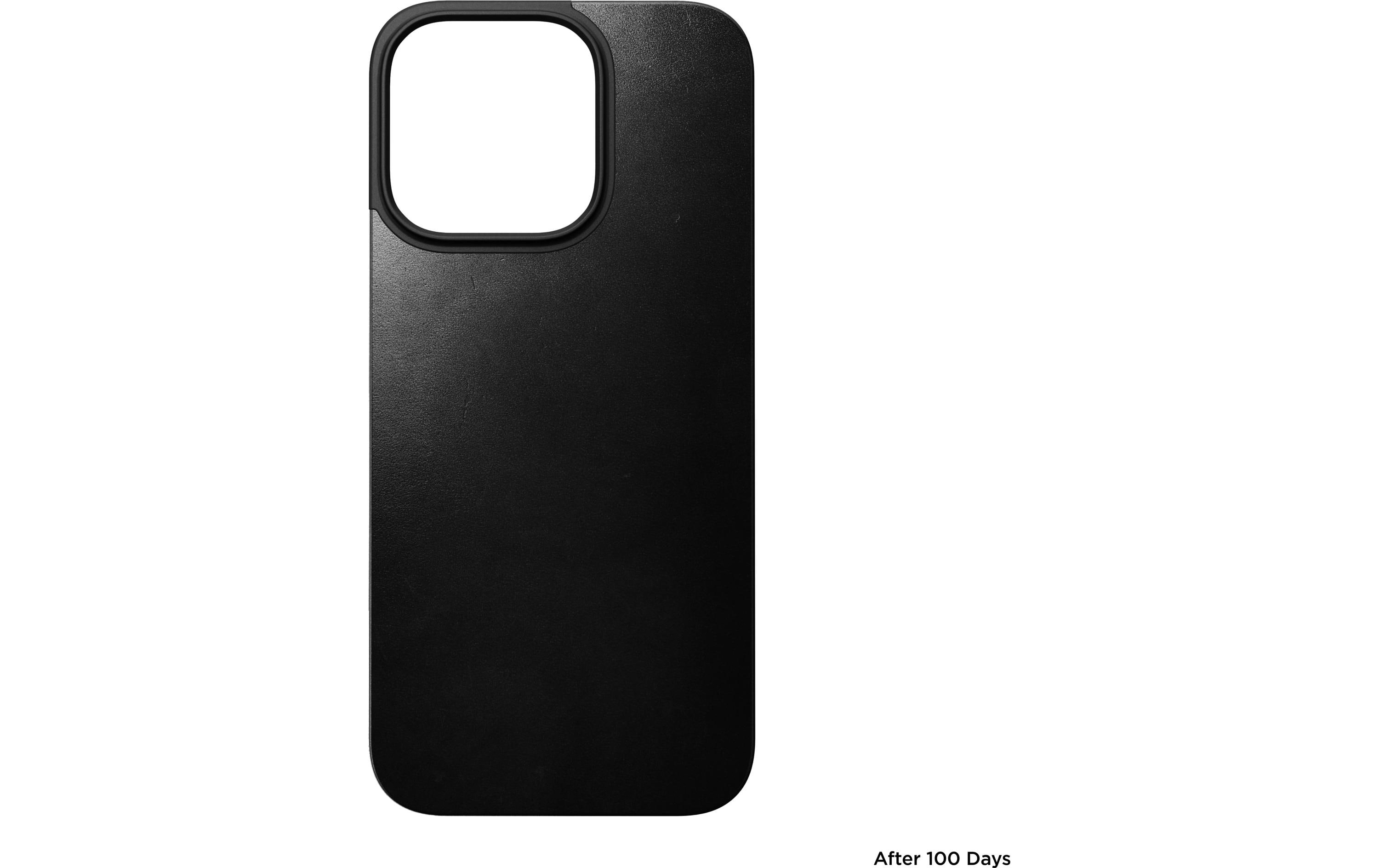 Back Cover Magnetic Leather iPhone 16 Pro SchwarzModerne Schutzhülle aus Leder für das Apple iPhone 16 Pro