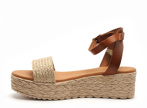 Eva frutos nu pieds talons femme 752 beige