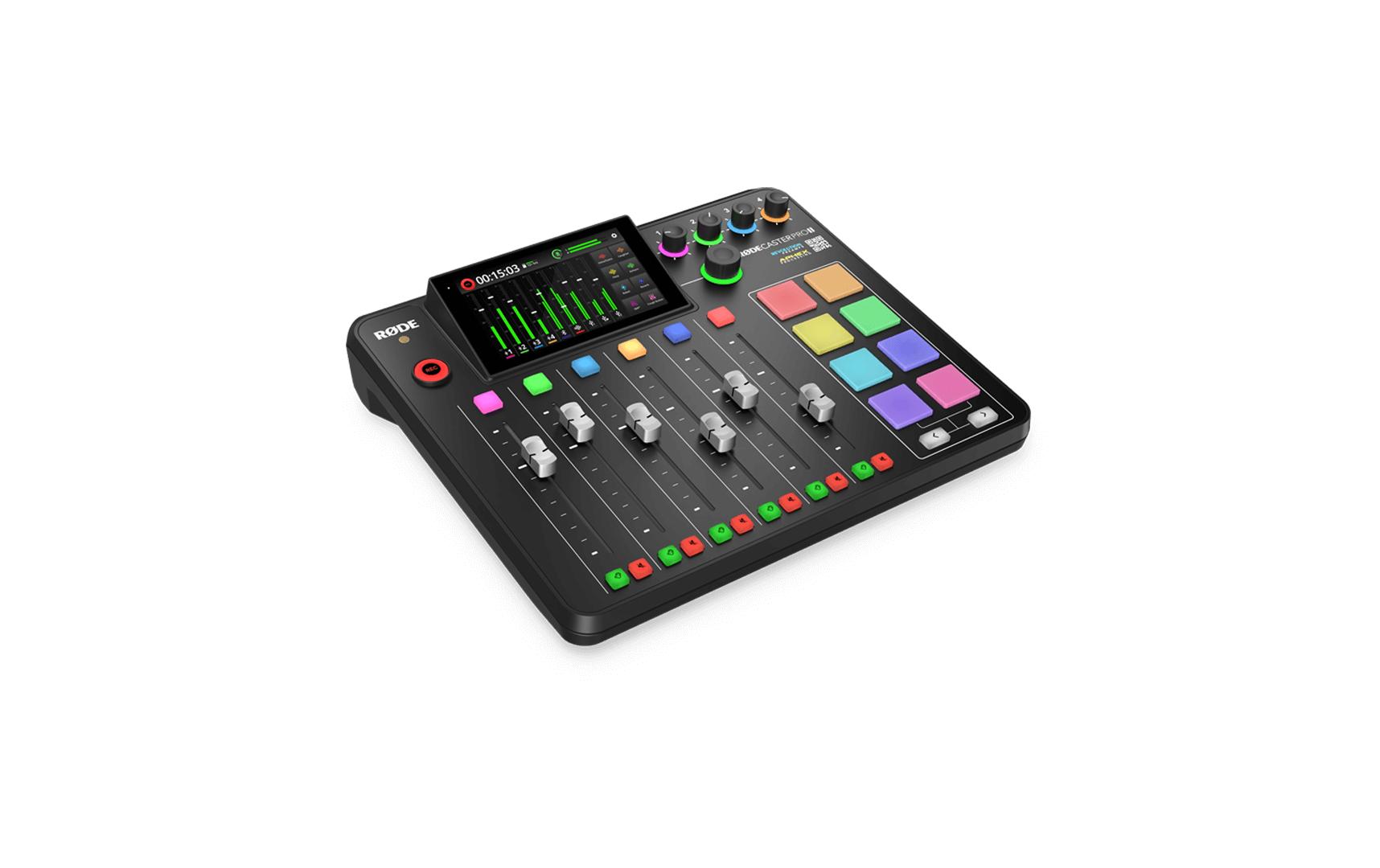Mischpult RODECaster Pro II<br>Mischpult mit integriertem Audioproduktionsstudio