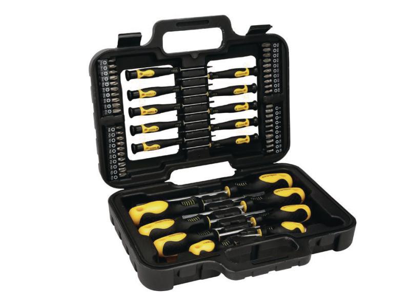Toolland Schraubenzieher-Set HSET24 58- teilig Schraubenzieher- und Bitsatz
