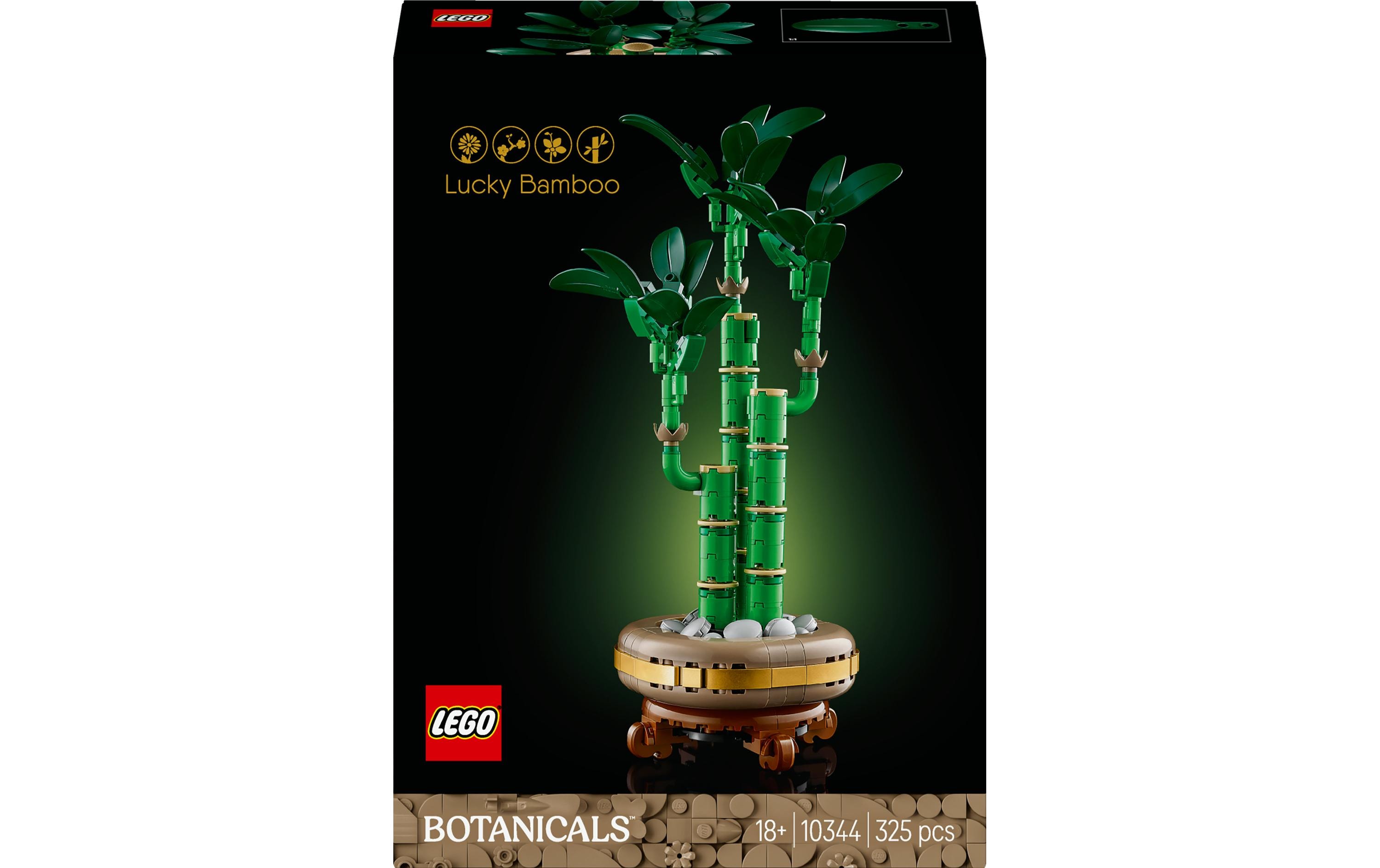 Icons Botanicals Glücks-Bambus 10344Glücksbringer Lego-Pflanze für Zimmerdekoration