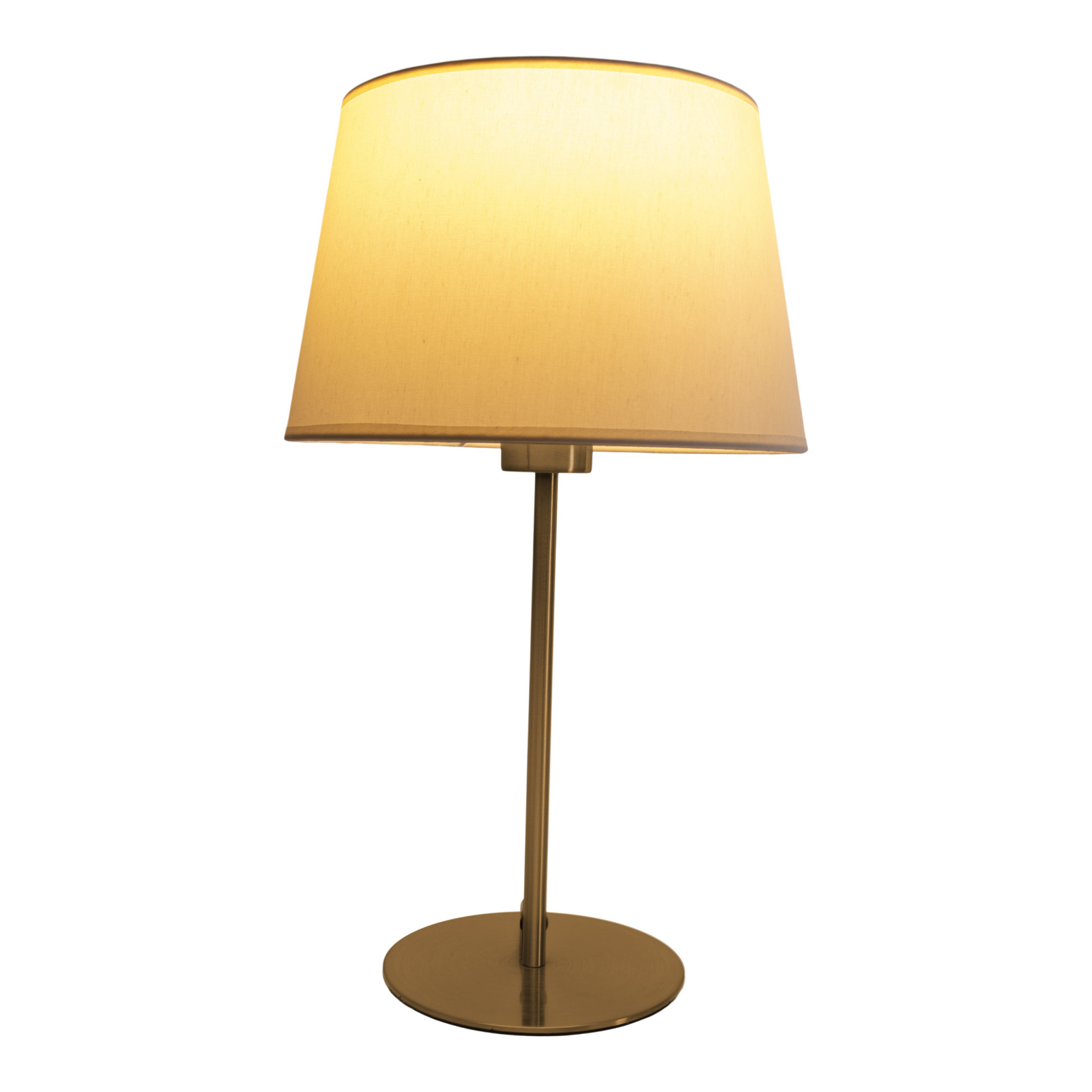 Tischleuchte - goldfarben-beige - 45 cm
