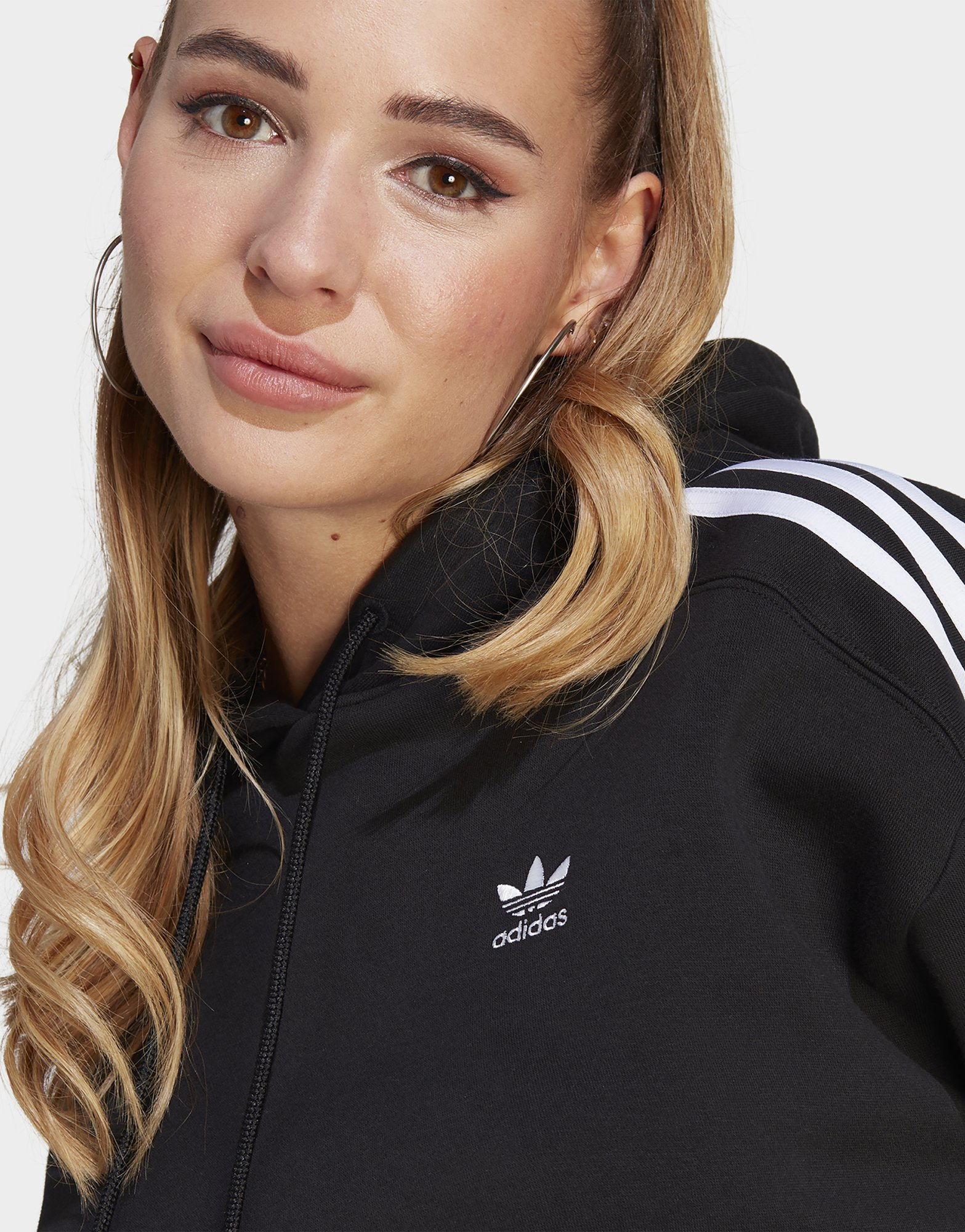 adidas Originals Sweat-shirt à capuche court Adicolor Classics