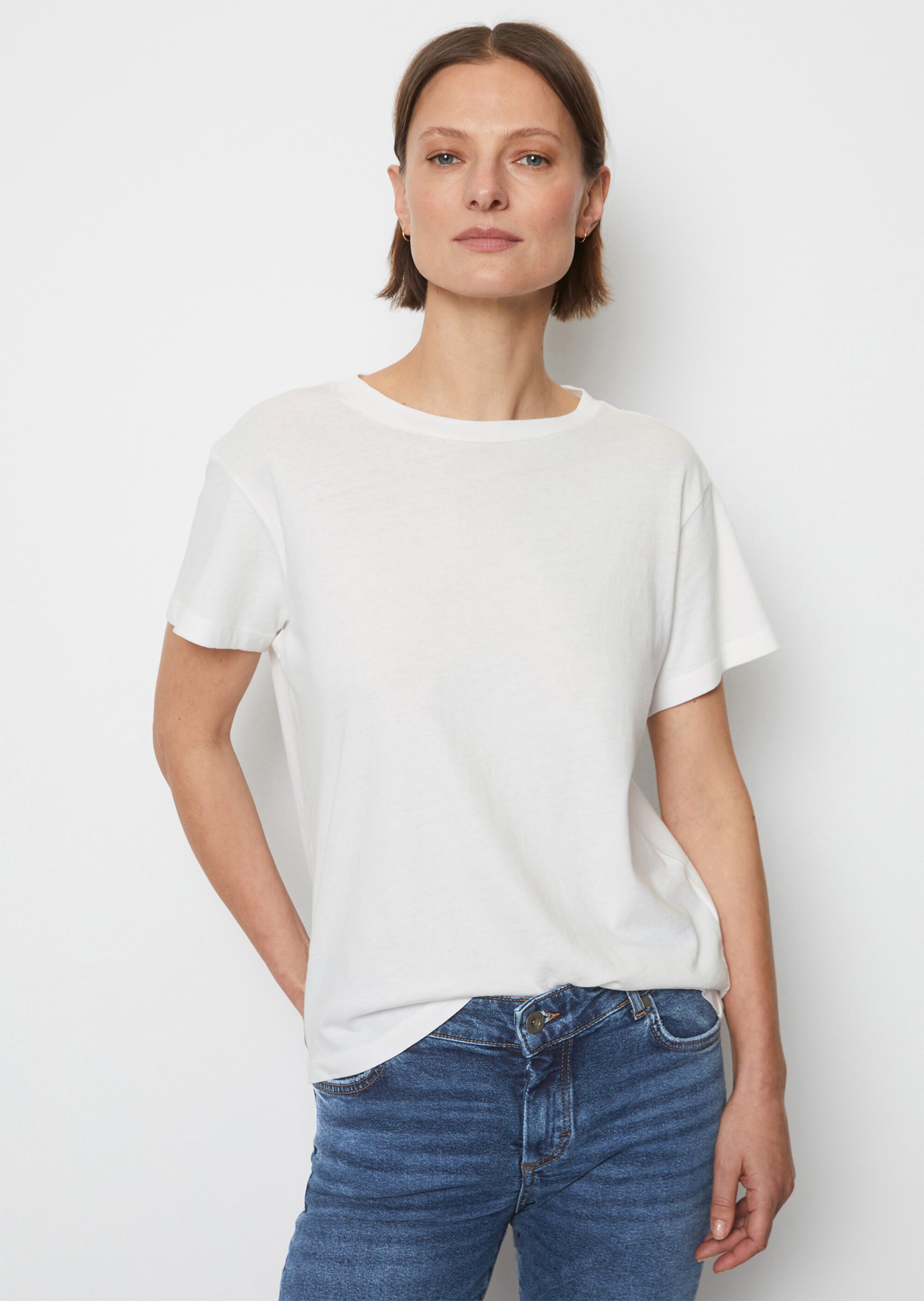 Basic-T-Shirt loose aus Organic Cotton