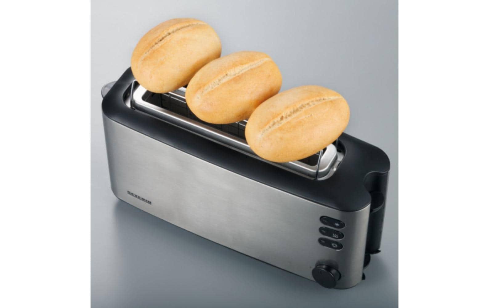 Automatik 2515 Schwarz/SilberAutomatik-Langschlitztoaster