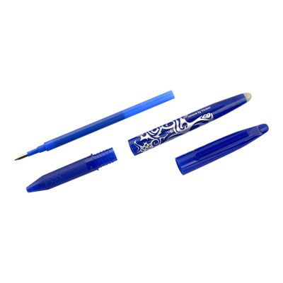 Pilot Frixion Ball - Pack de 12 rollers effaçables - 0,7 mm - bleu
