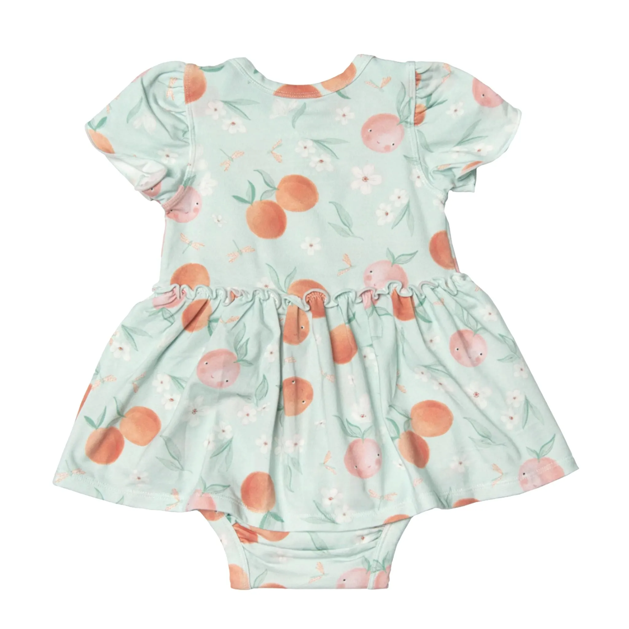 Loulou Lollipop Robe Pêches 0-24mois