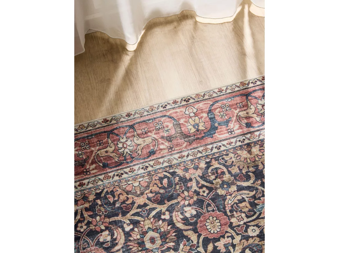 Tapis lavable George Multicouleur/Rouge 160x230 cm
