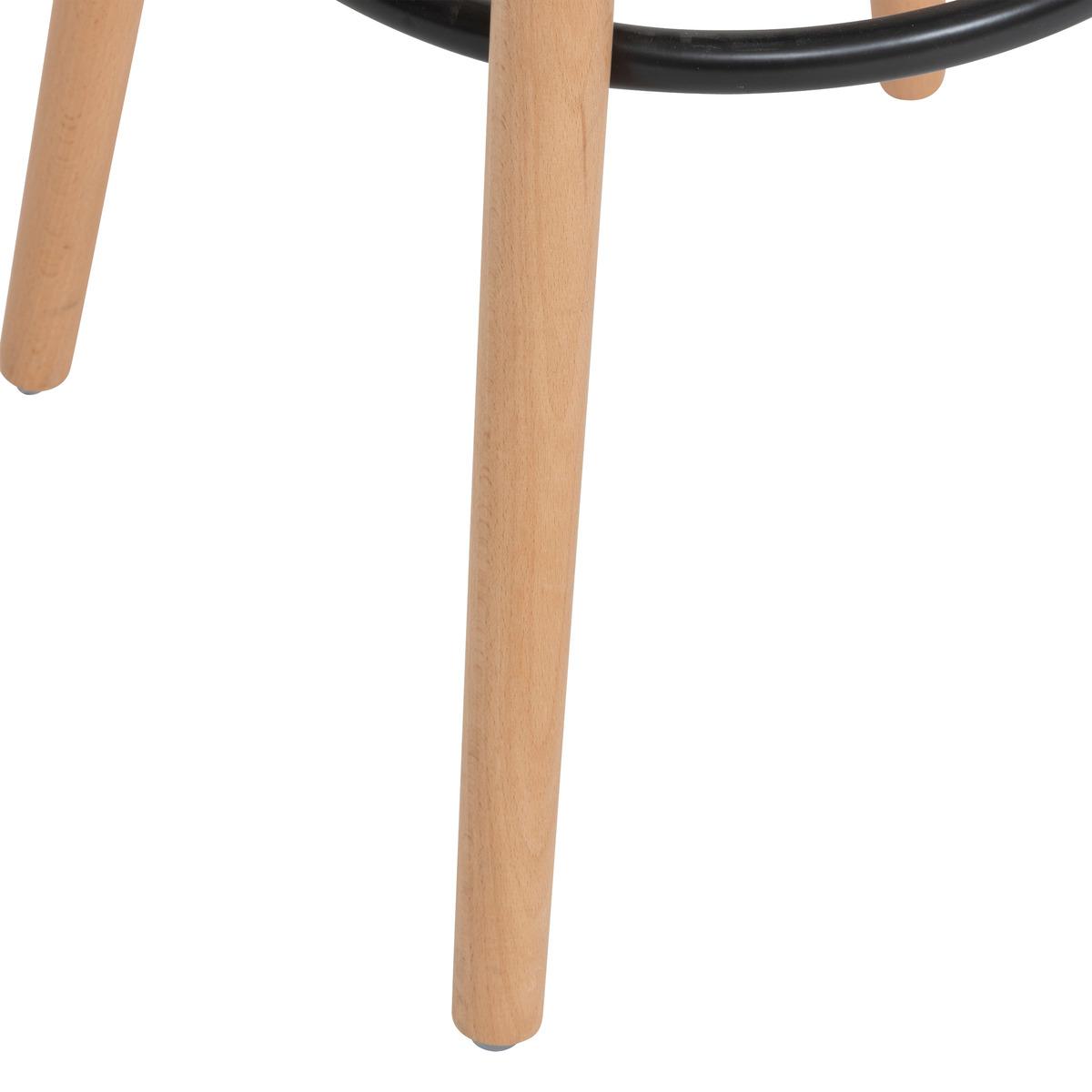 TABOURET DE BAR MAXON BLANC H.92.5CM