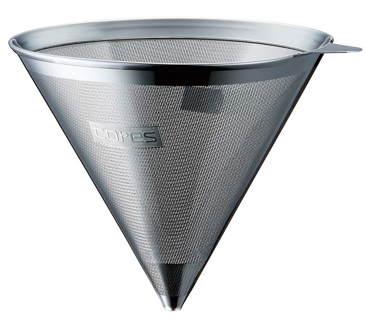 Filtre conique permanent CORES en acier inoxydable