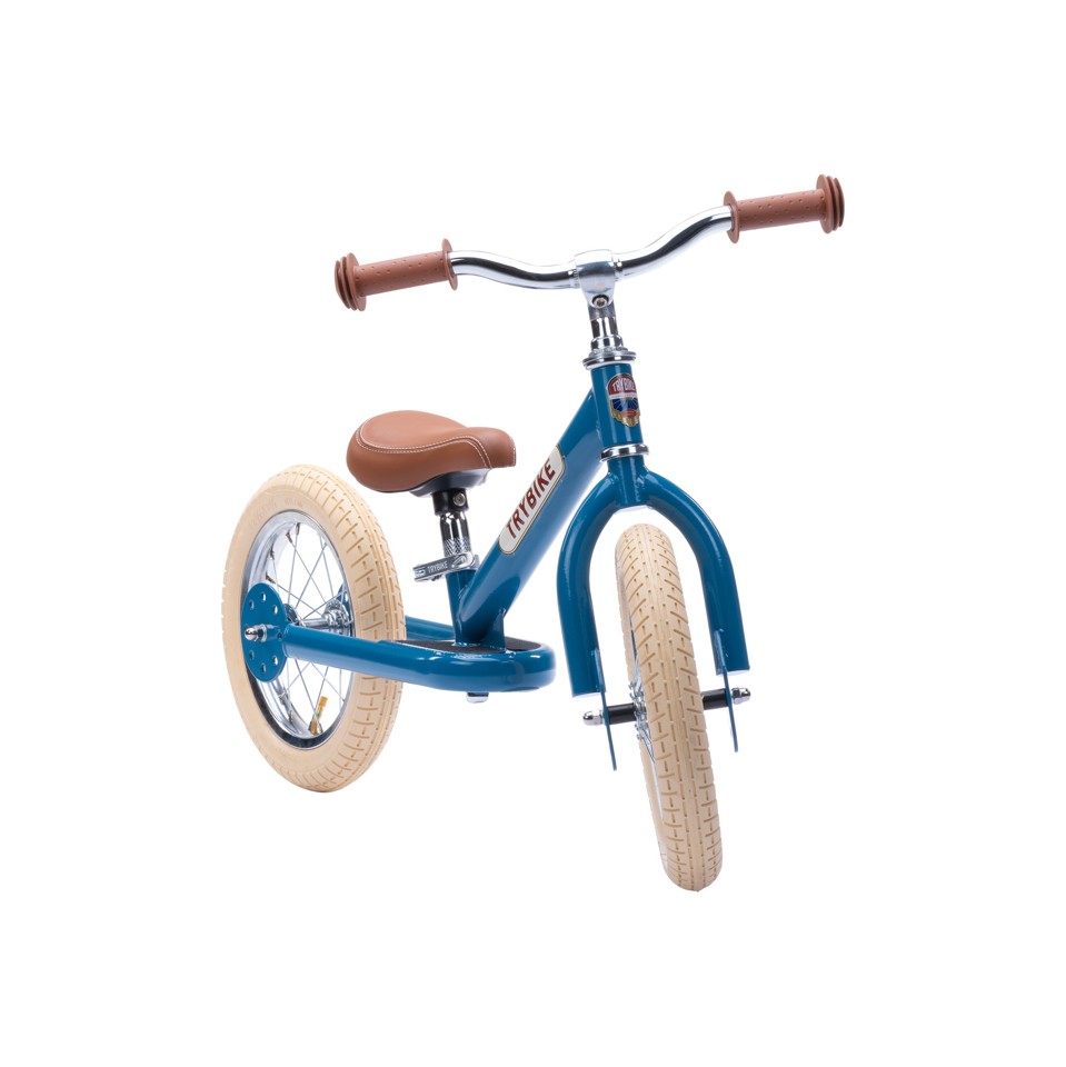 Trybike - 2 hjul Stål - Vintage blå