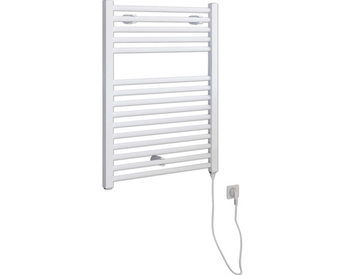 SCHULTE Turbo elektrische handdoekwarmer, verwarmingselement rechts, 50 x 69,5 cm, 300 W, met Schuko-stekker, wit