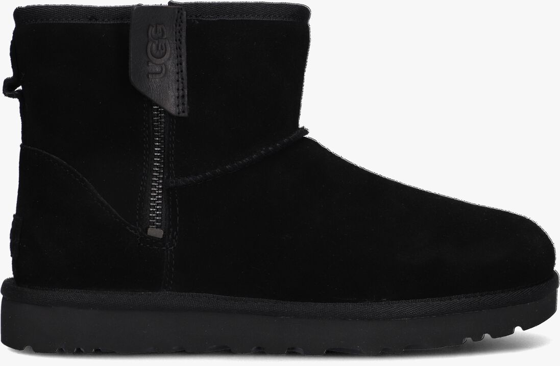 UGG zwarte ugg vachtlaarzen classic mini bailey zip