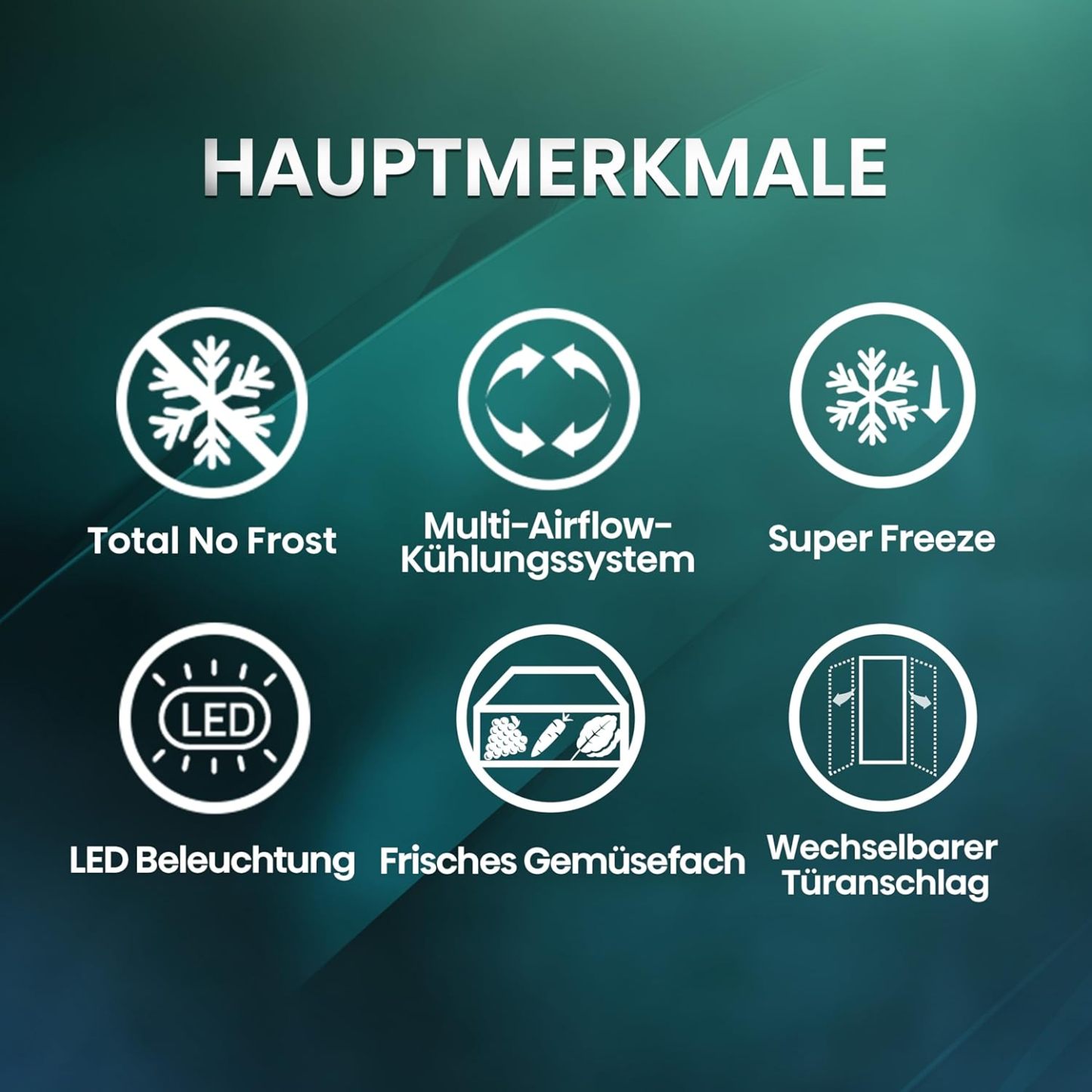 Hisense RB327N4AD2 Kühl-Gefrierkombination/ NoFrostPlus/ Multiflow 360°/ HolidayMode/ FreshZone/ 182,4 cm/ Kühlteil 171 l/ Gefrierteil 85 l/ 41 dB/ 287 kWh/ Jahr/ Edelstahl-Look