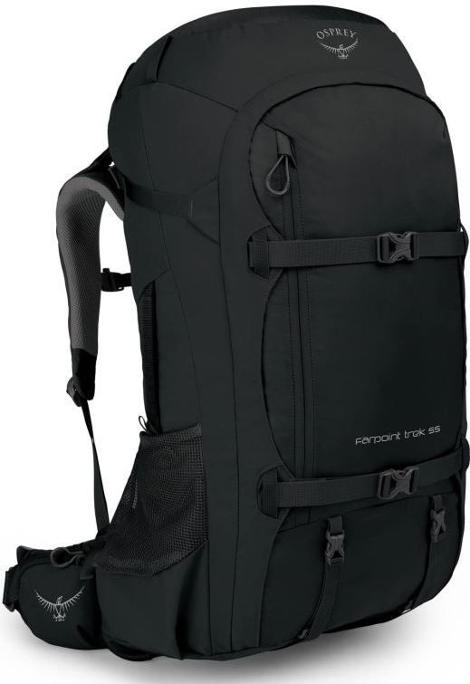 Osprey Farpoint Trek 55 Backpack Heren Black 55L