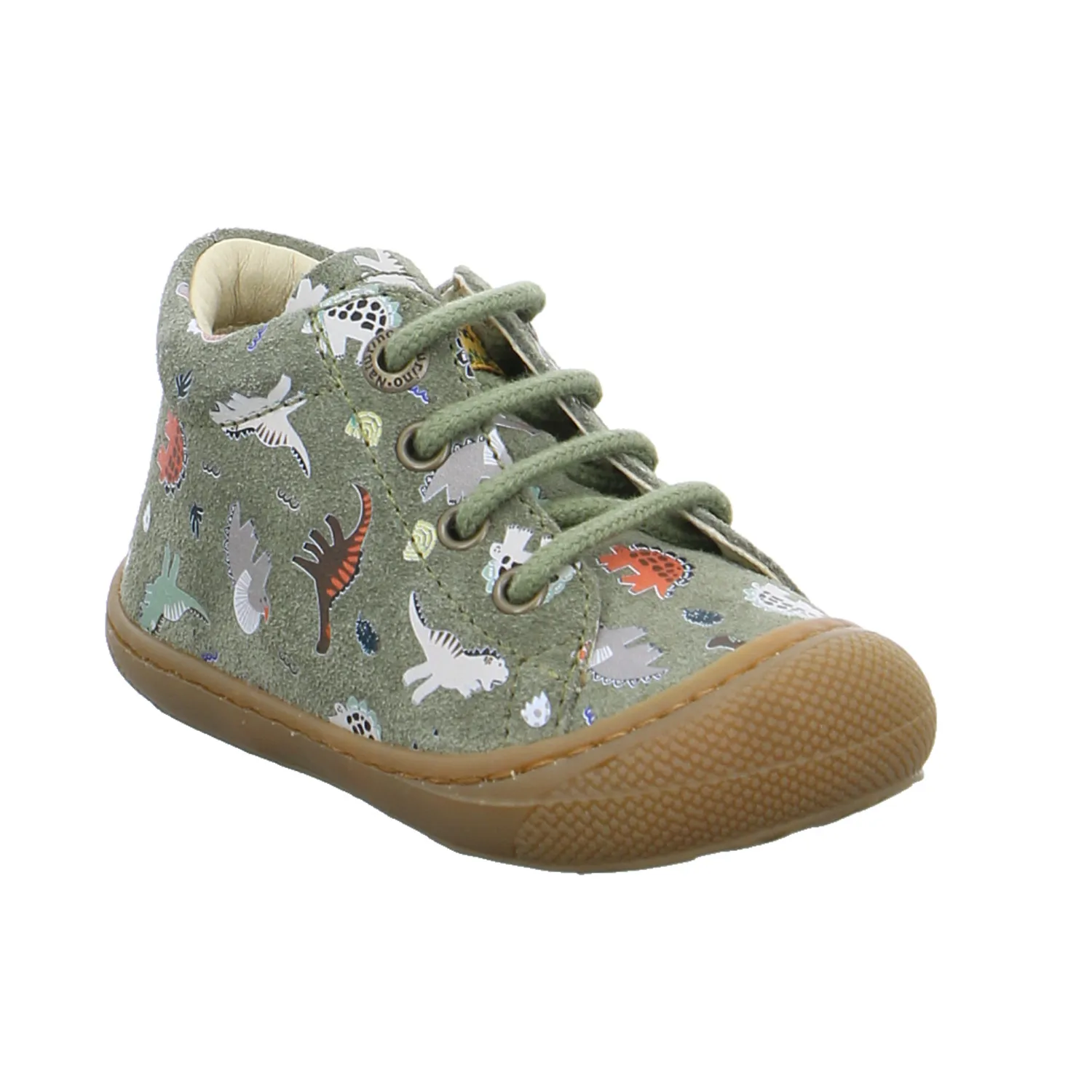 NATURINO Lauflernschuh Khaki Leder  unisex Bottine