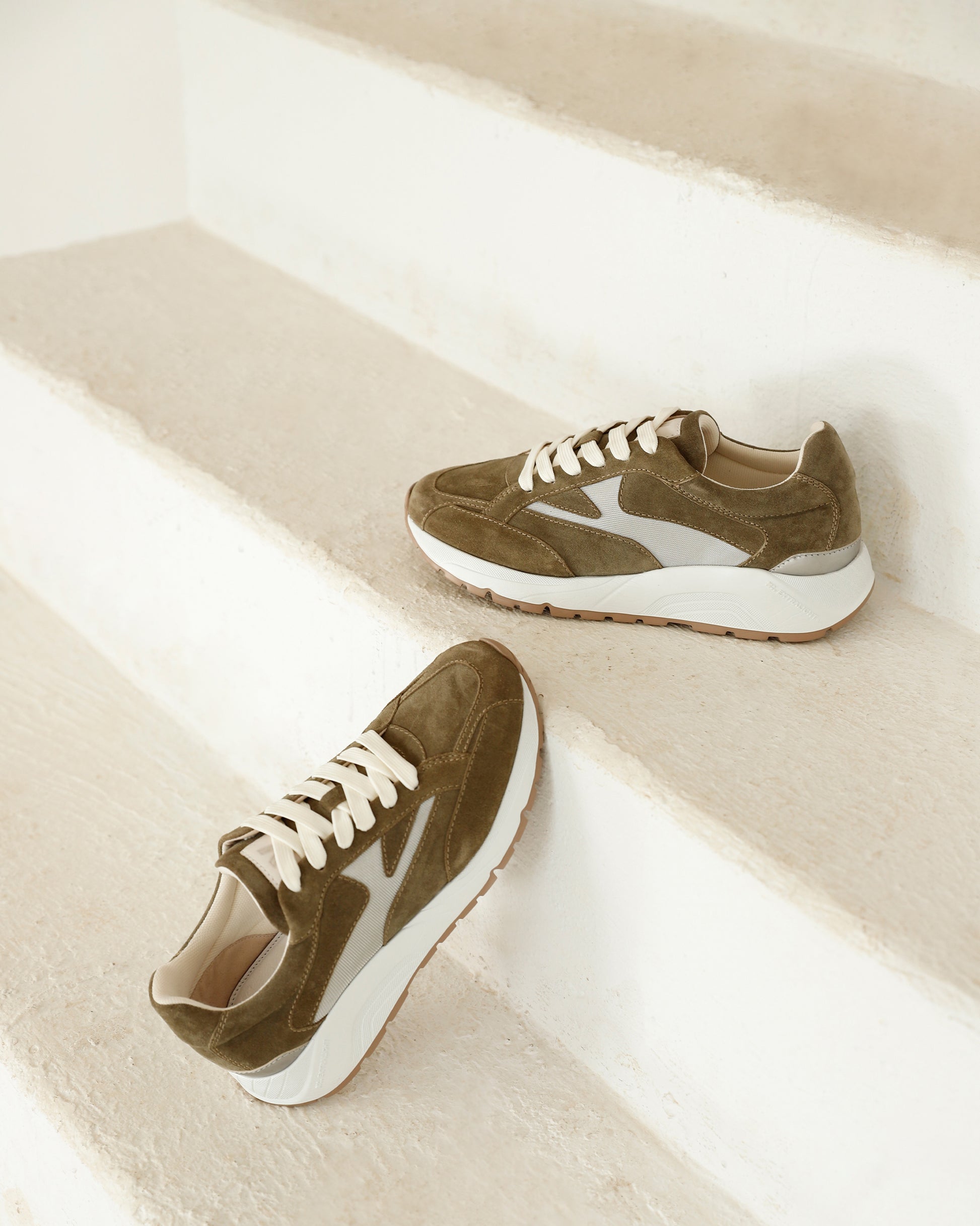 VIA VAI groene heren sneakers Owen Benson