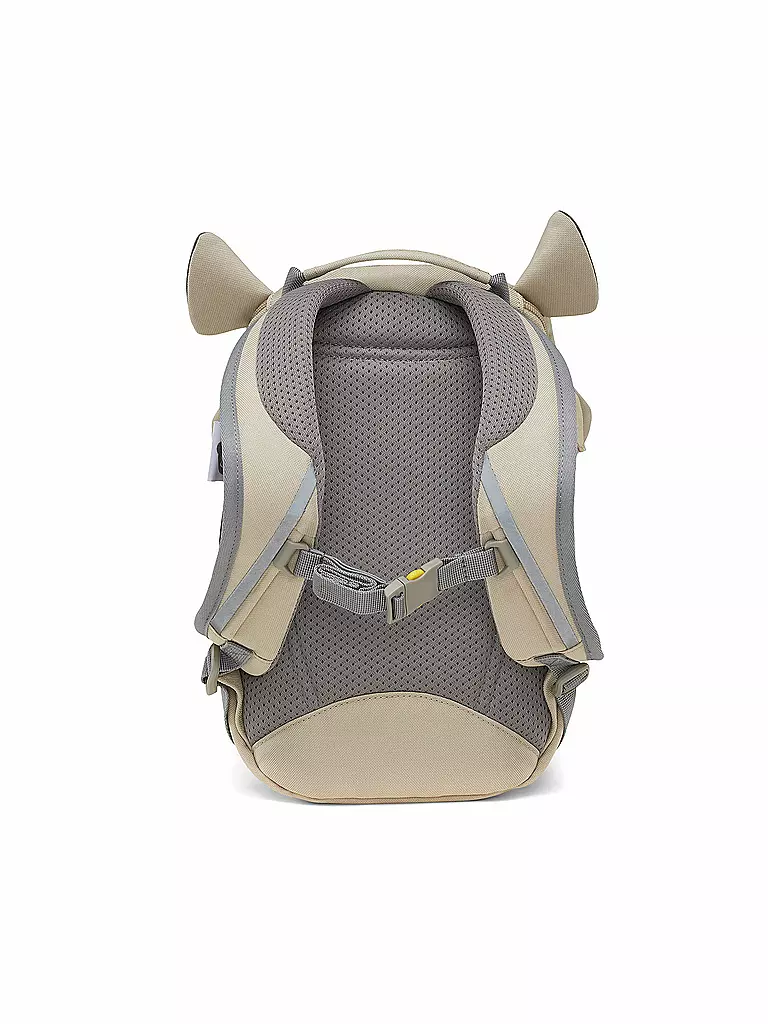 AFFENZAHN Kinder Rucksack Kleine Freunde - Nashorn grau