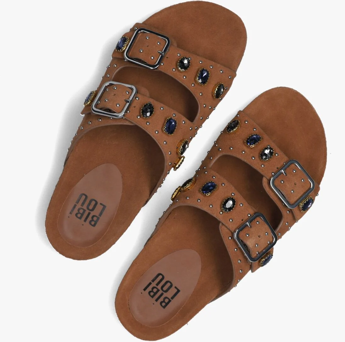 BIBI LOU cognac bibi lou slippers 831z94hg