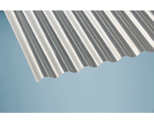 Gutta polyester golfplaat Sinus 76/18 naturel 1600 mm x 1000 mm x 0,8 mm