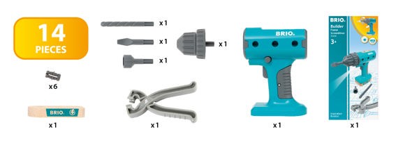 BRIO -Builder, Power Screwdriver - (34600)
