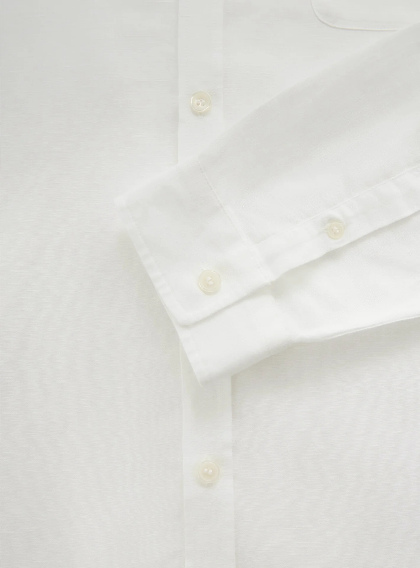 Chemise en lin Willis Blanc