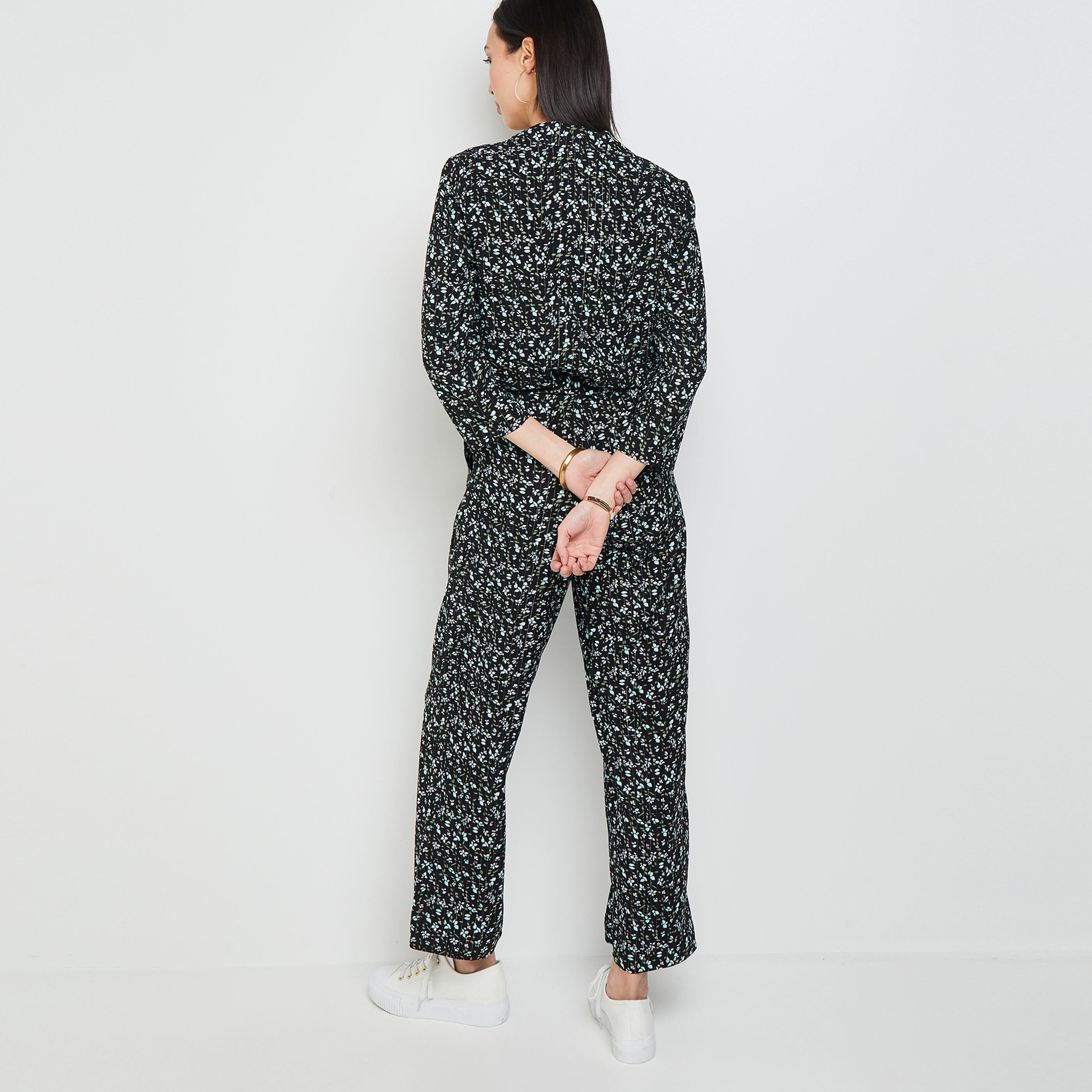 Combinaison chemisier femme - NOIR