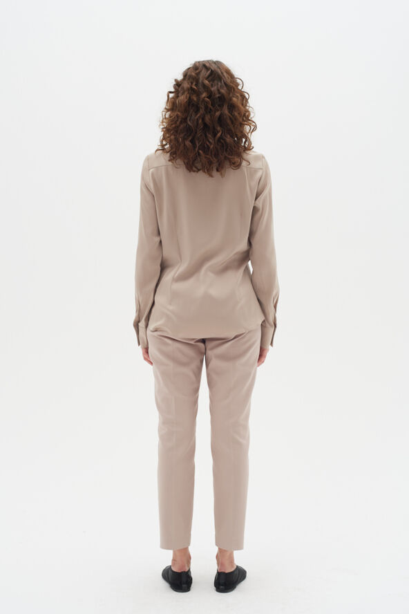 InWear LikoIW Blouse Premium - 93% Silk Cobblestone