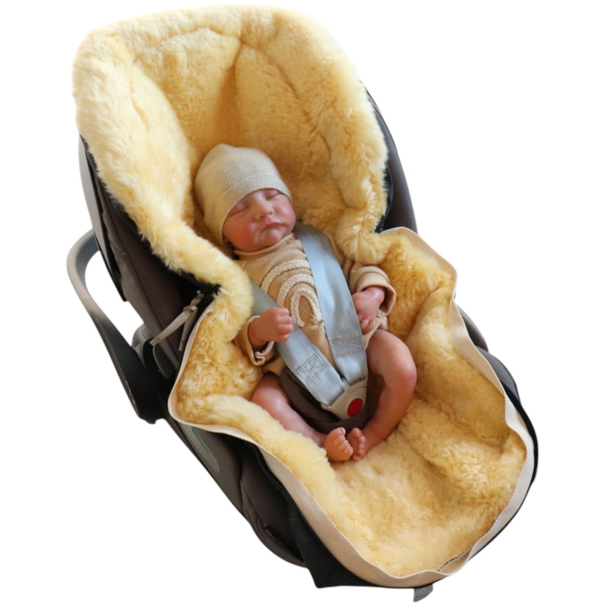 KaiserKaiser   EMMY Lammfell Babyschalen Fusssack anthracite