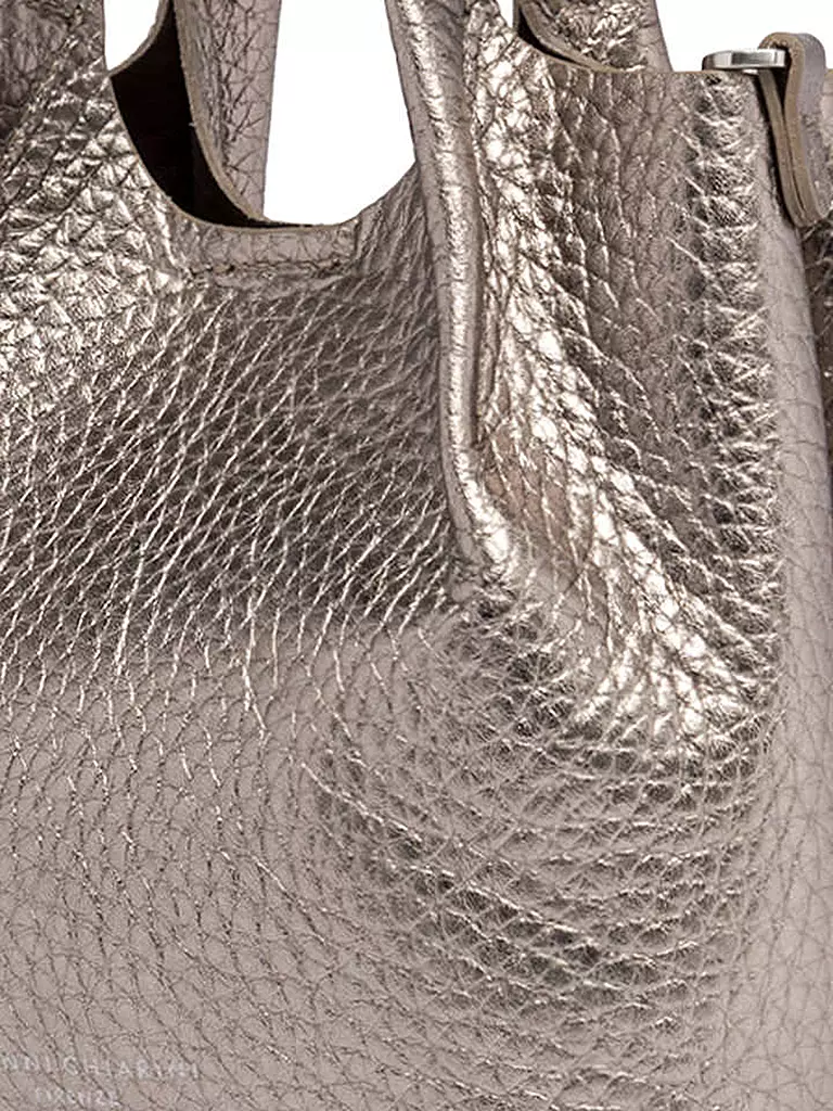 GIANNI CHIARINI Ledertasche - Hobo Bag DUA Small silber