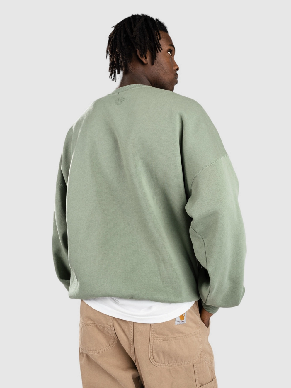 Ninth Hall Oversized Logo Sweater green