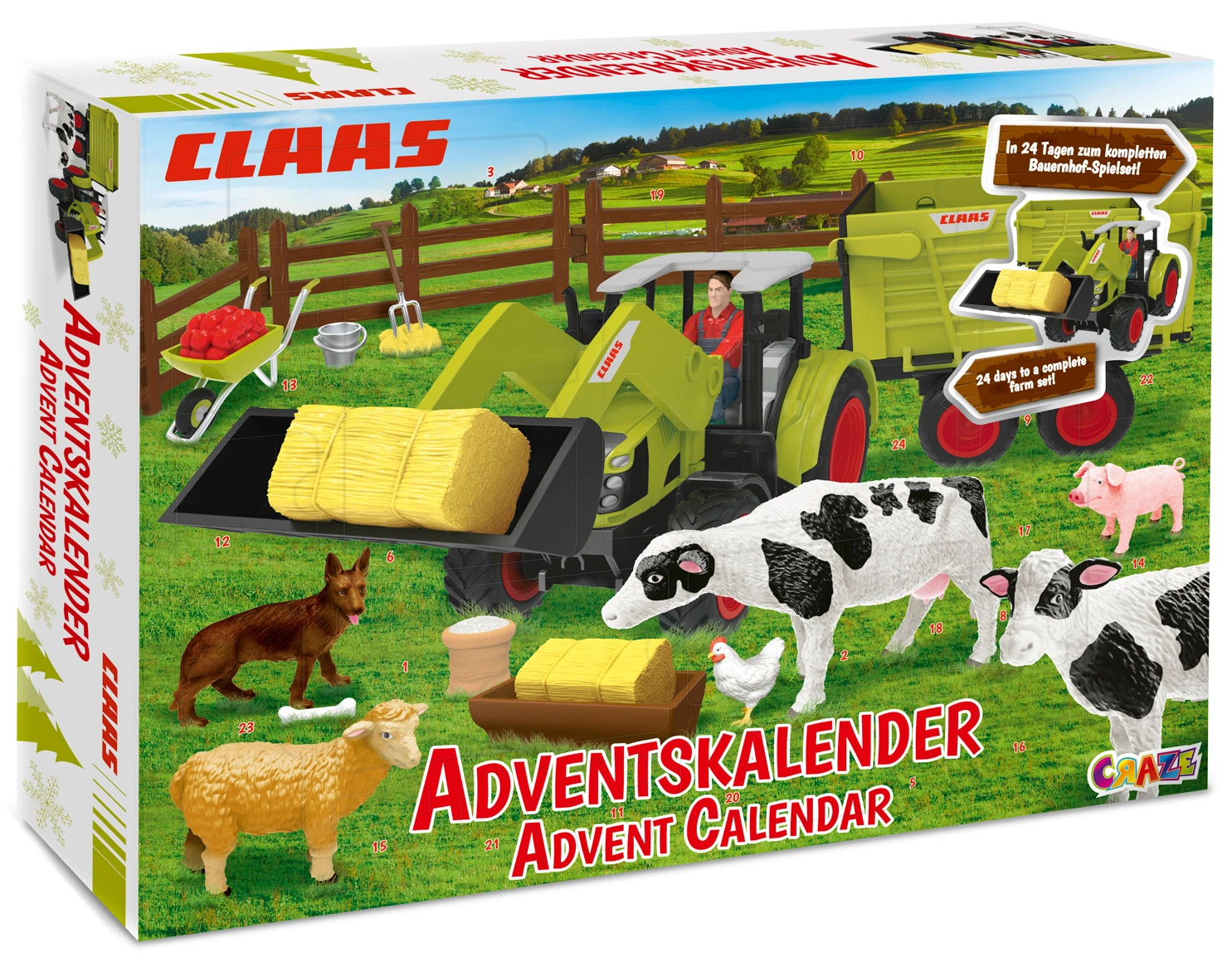 Bauernhof-Adventskalender CLAAS