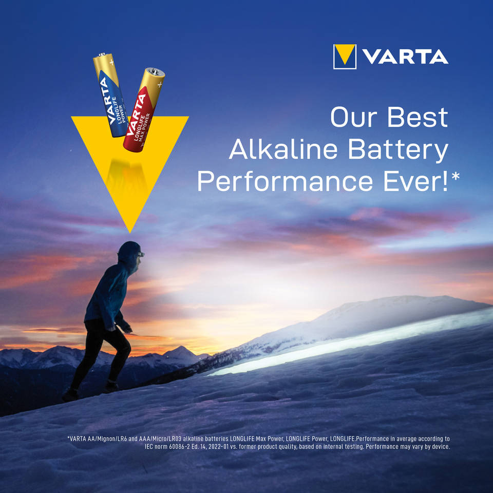 VARTA Longlife Power AAA-batterijen 4-delig