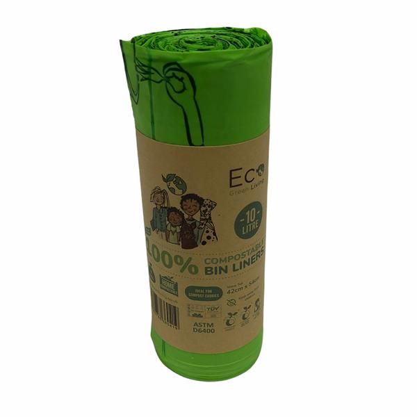 Sacos Para Lixo, Compostáveis, 10L