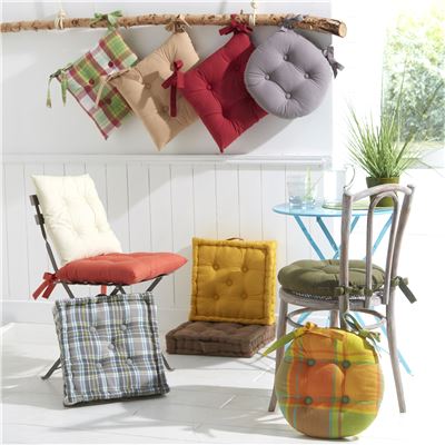 Coussin matelas capitons - Lot de 2