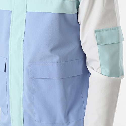 Ensemble Cargo KL-2096 Bleu Blanc Vert Menthe