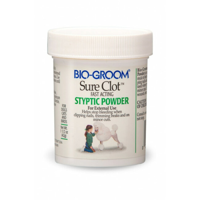 Poudre coagulante Bio Groom pour cicatrisation chien et chat
