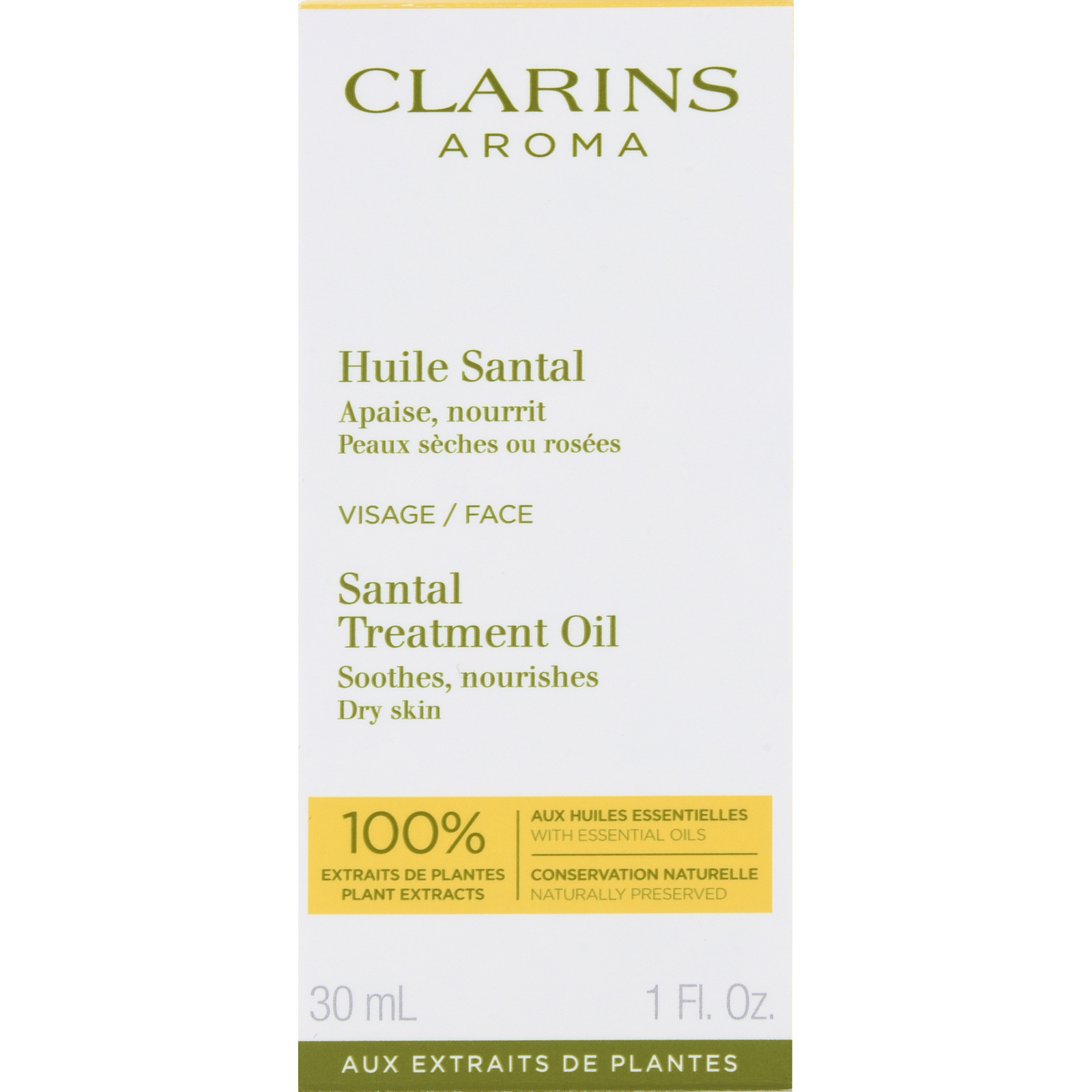 Clarins Santal Face Treatment Oil 30 ml