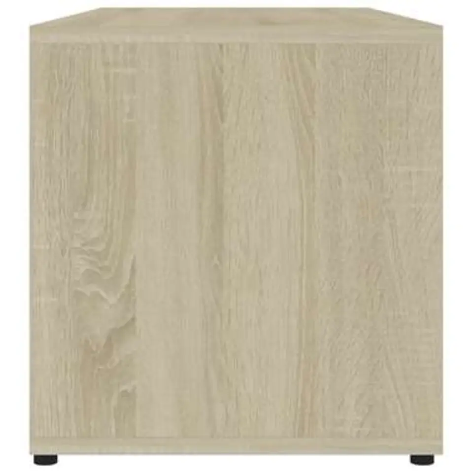 vidaXL - Tv-meubel - Bruin - Bewerkt hout