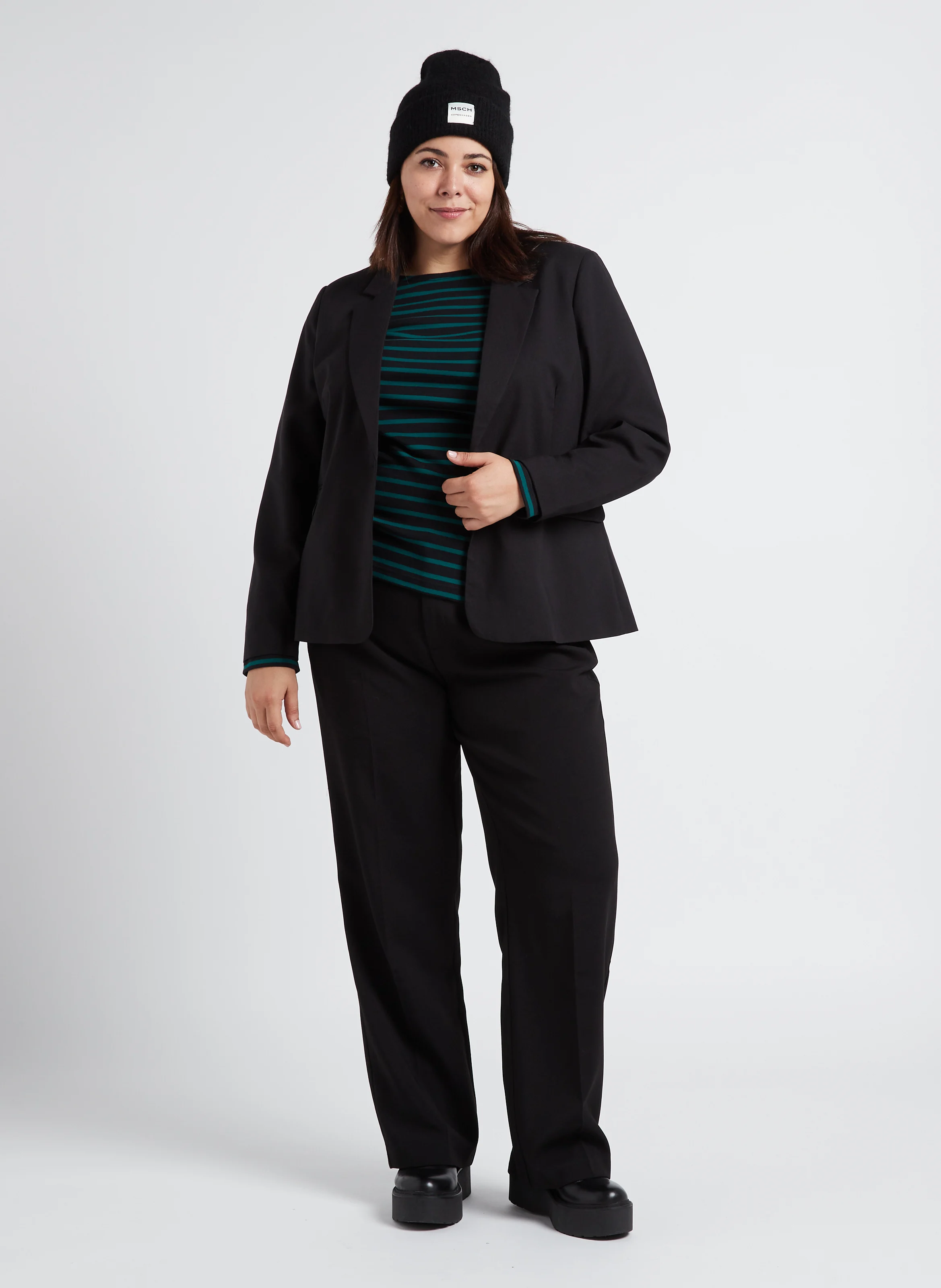 MIRA - Veste de tailleur ajustée| Noir