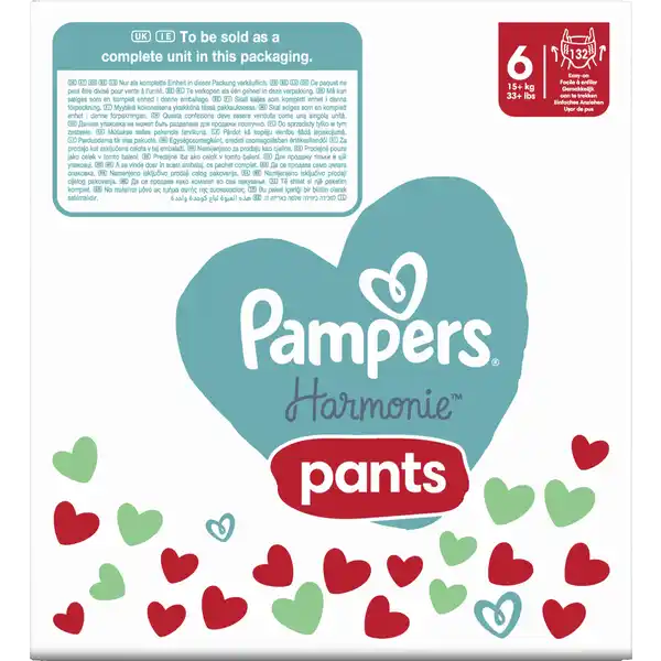 Harmonie Pants Windeln Gr.6 (15+kg) Monatsbox
